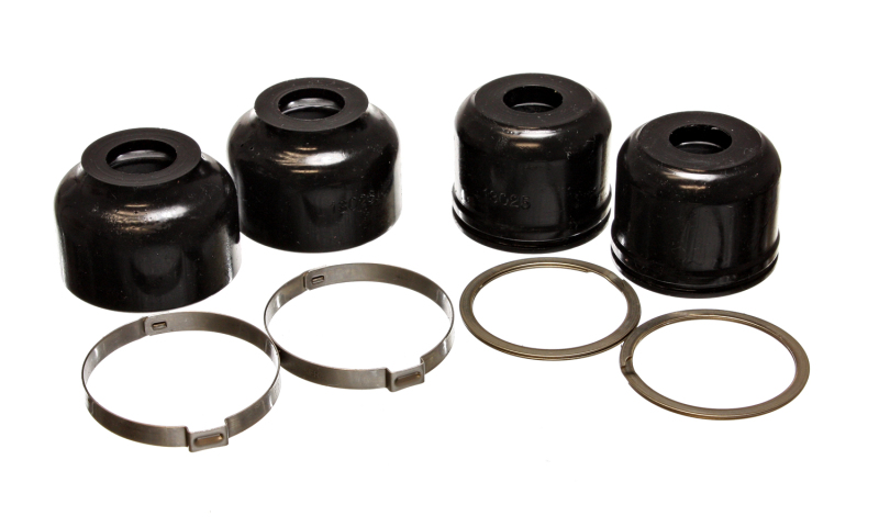 Hummer H1 Ball Joint Dust Boot Set - Front or Rear - Energy Suspension - Hyper-Flex Polyurethane - Black - `94-`06